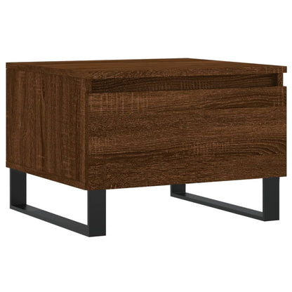 Tavolini Salotto 2pz Rovere Marrone 50x46x35 Legno Multistrato | homemem39
