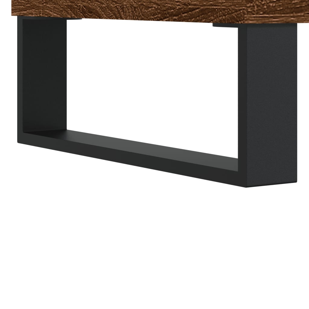 Tavolini Salotto 2pz Rovere Marrone 50x46x35 Legno Multistrato | homemem39