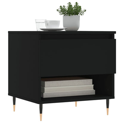 Tavolini da Salotto 2 pz Neri 50x46x50 cm in Legno Multistrato | homemem39