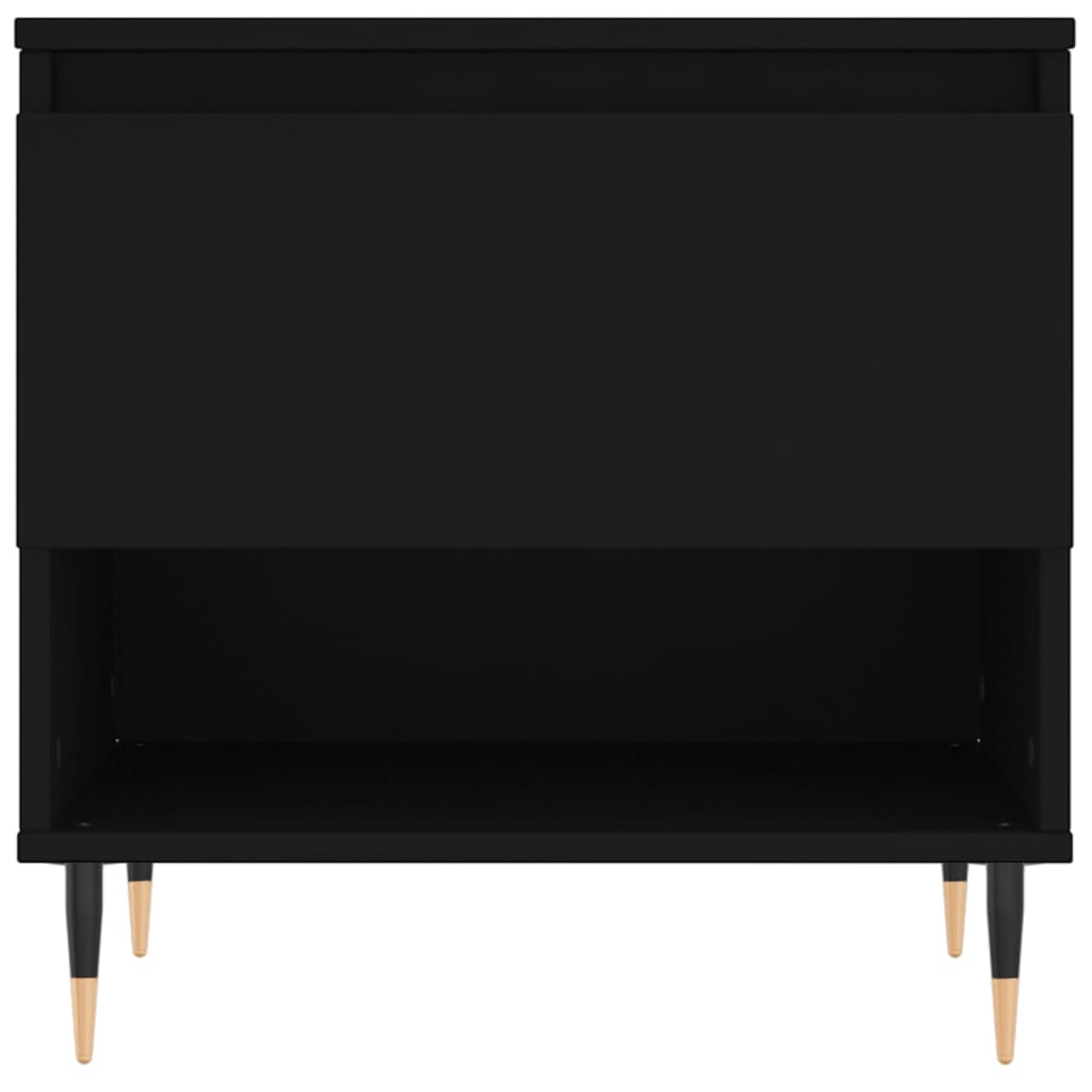 Tavolini da Salotto 2 pz Neri 50x46x50 cm in Legno Multistrato | homemem39
