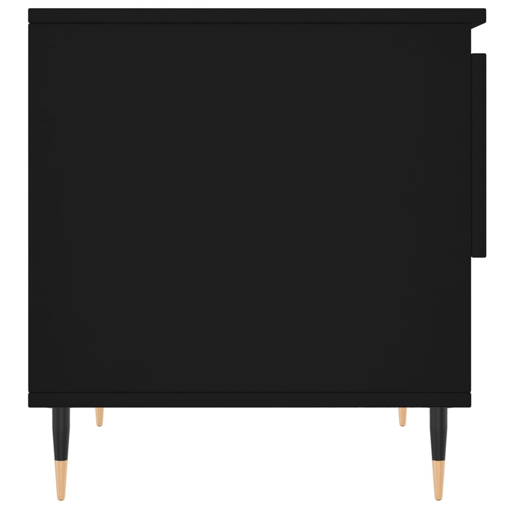 Tavolini da Salotto 2 pz Neri 50x46x50 cm in Legno Multistrato | homemem39