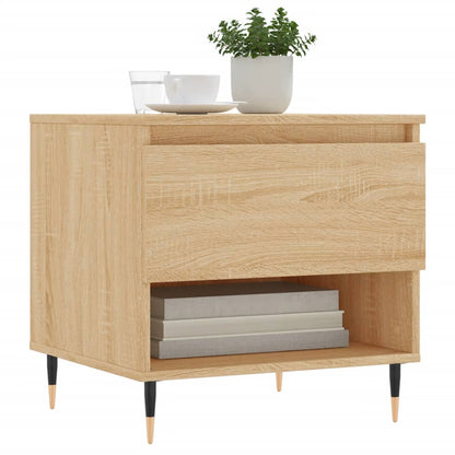 Tavolini Salotto 2pz Rovere Sonoma 50x46x50cm Legno Multistrato | homemem39