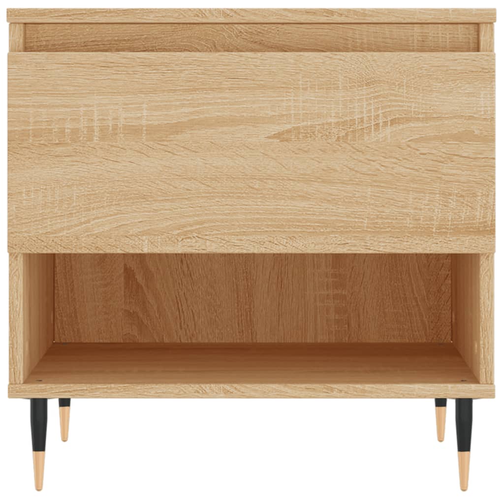 Tavolini Salotto 2pz Rovere Sonoma 50x46x50cm Legno Multistrato | homemem39