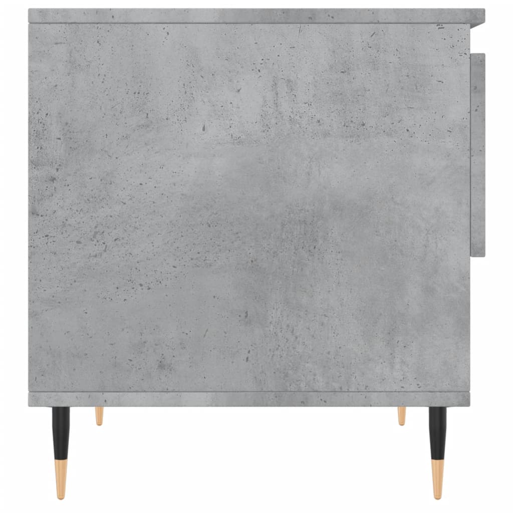 Tavolino da Salotto Grigio Cemento 50x46x50cm Legno Multistrato | homemem39