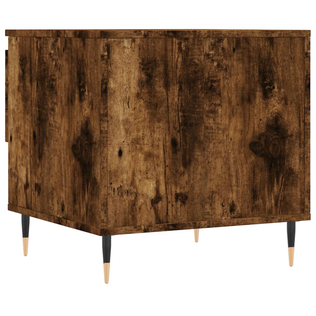 Tavolini Salotto 2pz Rovere Fumo 50x46x50 cm Legno Multistrato | homemem39