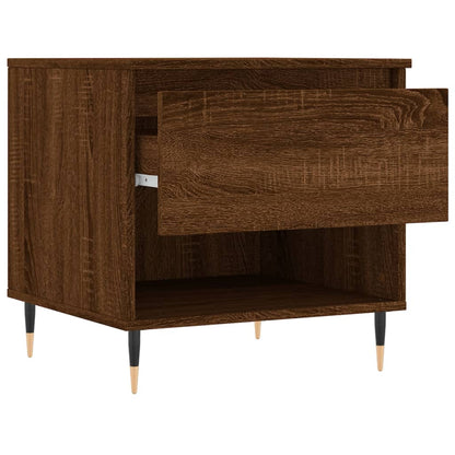 Tavolini Salotto 2pz Rovere Marrone 50x46x50 Legno Multistrato | homemem39