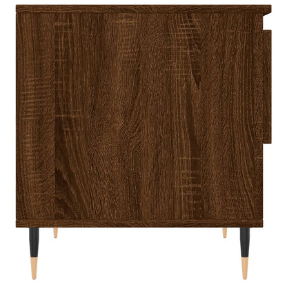 Tavolini Salotto 2pz Rovere Marrone 50x46x50 Legno Multistrato | homemem39