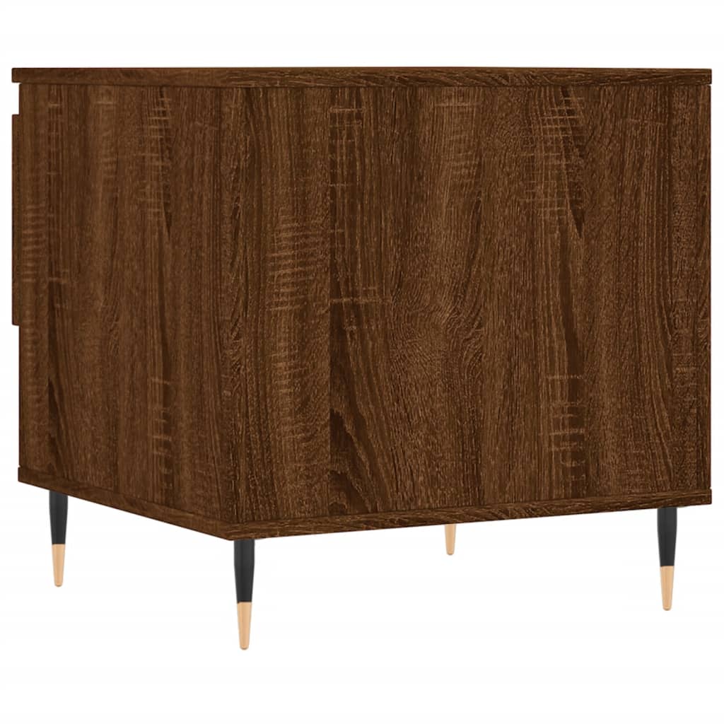 Tavolini Salotto 2pz Rovere Marrone 50x46x50 Legno Multistrato | homemem39