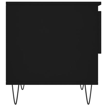Tavolini da Salotto 2 pz Neri 50x46x50 cm in Legno Multistrato | homemem39
