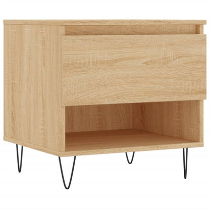 Tavolini Salotto 2pz Rovere Sonoma 50x46x50cm Legno Multistrato | homemem39