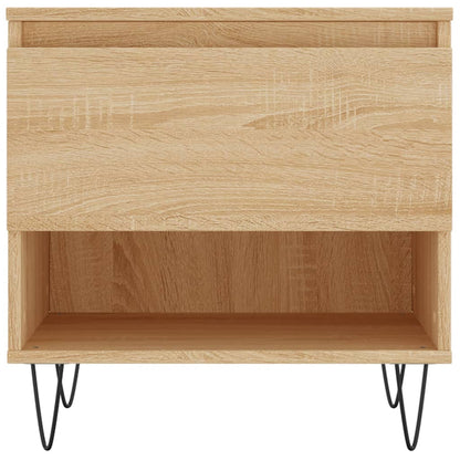 Tavolini Salotto 2pz Rovere Sonoma 50x46x50cm Legno Multistrato | homemem39