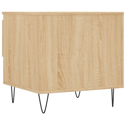 Tavolini Salotto 2pz Rovere Sonoma 50x46x50cm Legno Multistrato | homemem39