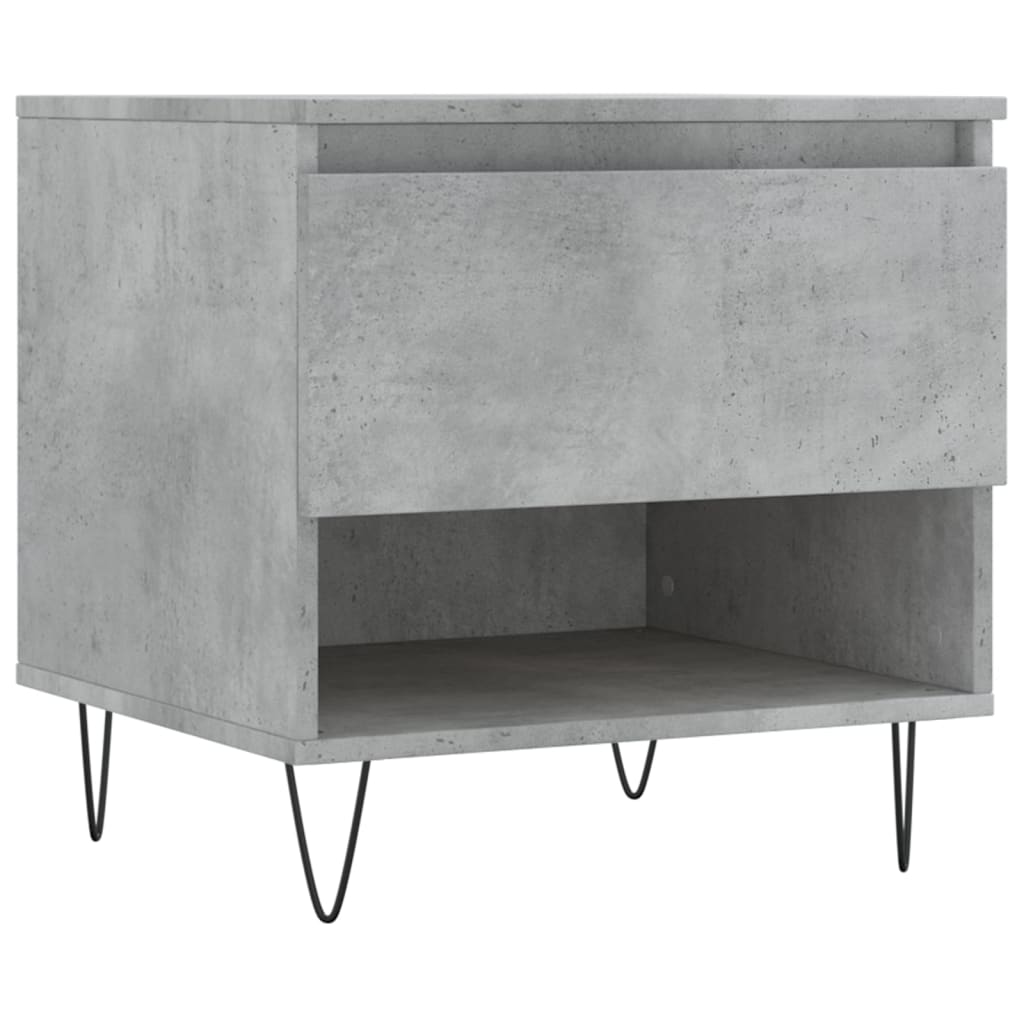 Tavolini Salotto 2pz Grigio Cemento 50x46x50 Legno Multistrato | homemem39