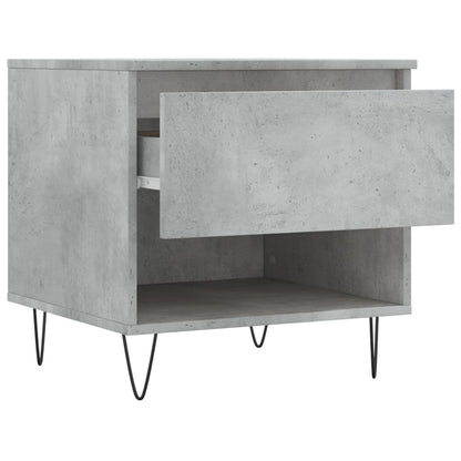 Tavolini Salotto 2pz Grigio Cemento 50x46x50 Legno Multistrato | homemem39
