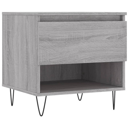 Tavolini Salotto 2pz Grigio Sonoma 50x46x50cm Legno Multistrato | homemem39