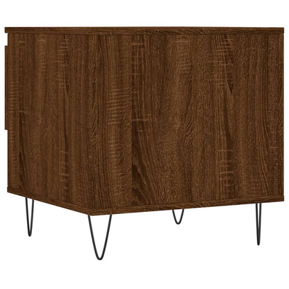 Tavolini Salotto 2pz Rovere Marrone 50x46x50 Legno Multistrato | homemem39