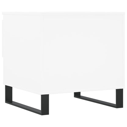 Tavolini Salotto 2 pz Bianchi 50x46x50 cm in Legno Multistrato | homemem39