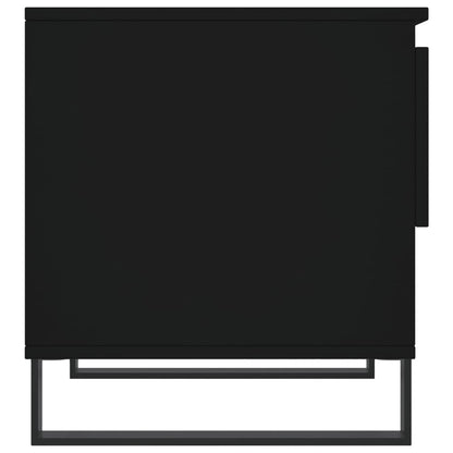 Tavolino da Salotto Nero 50x46x50 cm in Legno Multistrato | homemem39