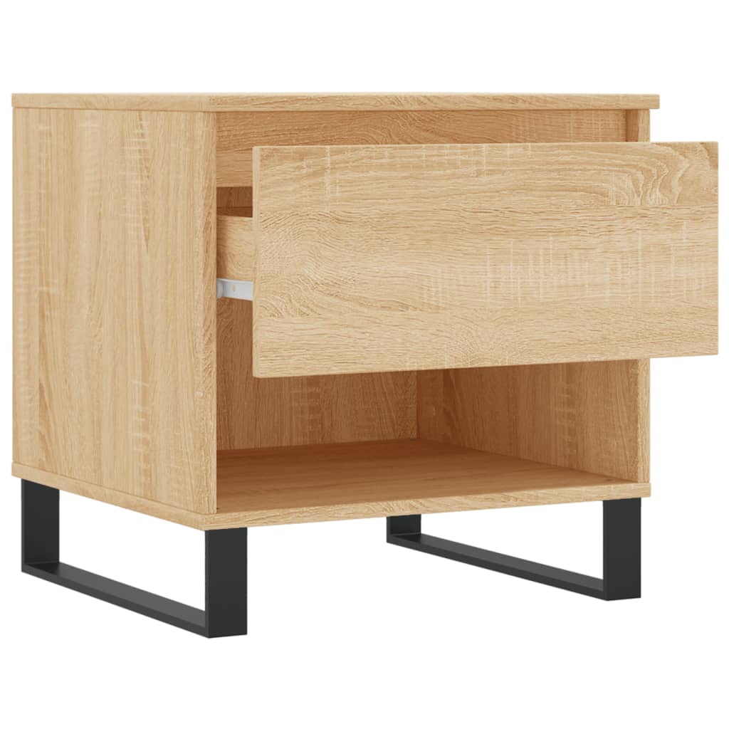 Tavolini Salotto 2pz Rovere Sonoma 50x46x50cm Legno Multistrato | homemem39