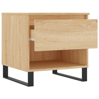 Tavolini Salotto 2pz Rovere Sonoma 50x46x50cm Legno Multistrato | homemem39