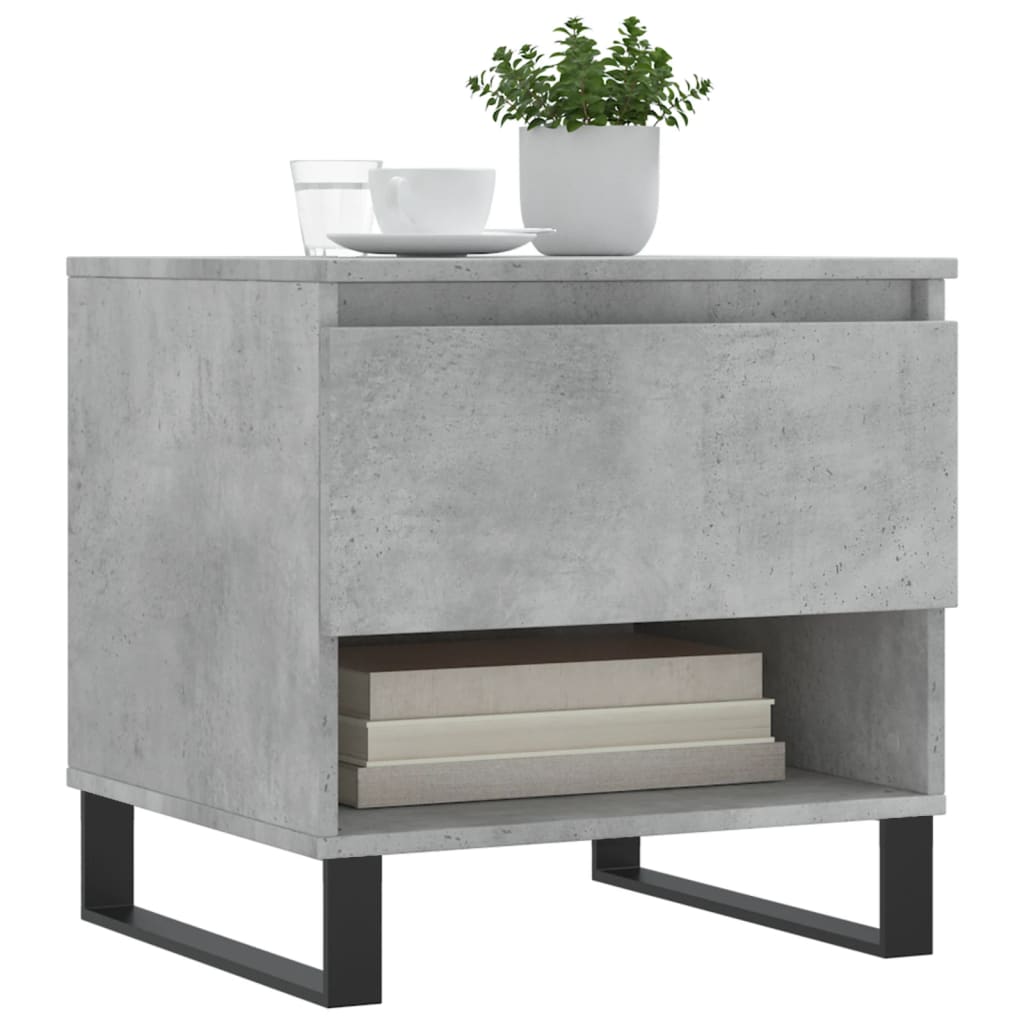 Tavolini Salotto 2pz Grigio Cemento 50x46x50 Legno Multistrato | homemem39