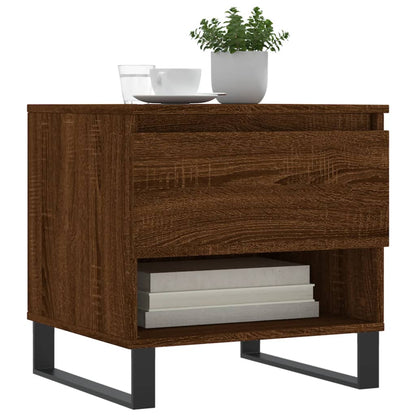 Tavolini Salotto 2pz Rovere Marrone 50x46x50 Legno Multistrato | homemem39