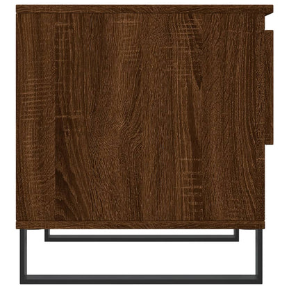 Tavolini Salotto 2pz Rovere Marrone 50x46x50 Legno Multistrato