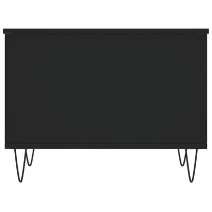 Tavolino da Salotto Nero 60x44,5x45 cm in Legno Multistrato | homemem39