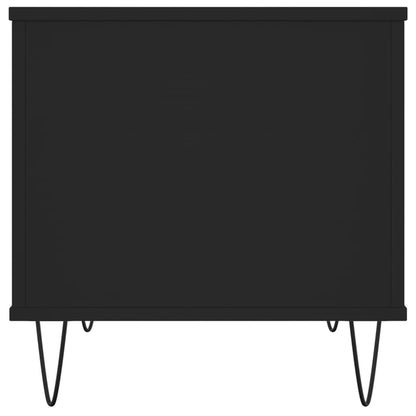 Tavolino da Salotto Nero 60x44,5x45 cm in Legno Multistrato | homemem39