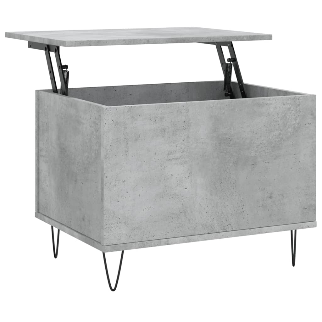 Tavolino Salotto Grigio Cemento 60x44,5x45 cm Legno Multistrato | homemem39