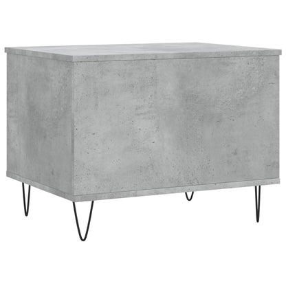 Tavolino Salotto Grigio Cemento 60x44,5x45 cm Legno Multistrato | homemem39