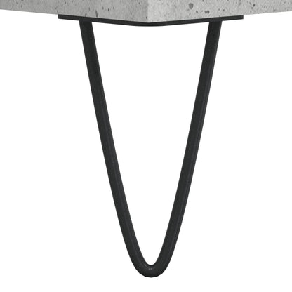 Tavolino Salotto Grigio Cemento 60x44,5x45 cm Legno Multistrato | homemem39