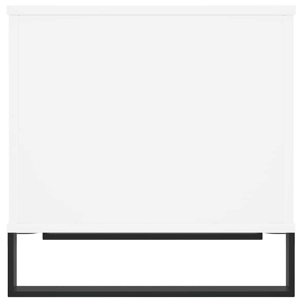 Tavolino da Salotto Bianco 60x44,5x45 cm in Legno Multistrato | homemem39