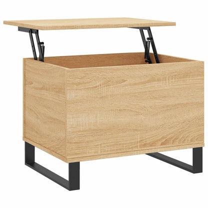 Tavolino Salotto Rovere Sonoma 60x44,5x45 cm Legno Multistrato | homemem39