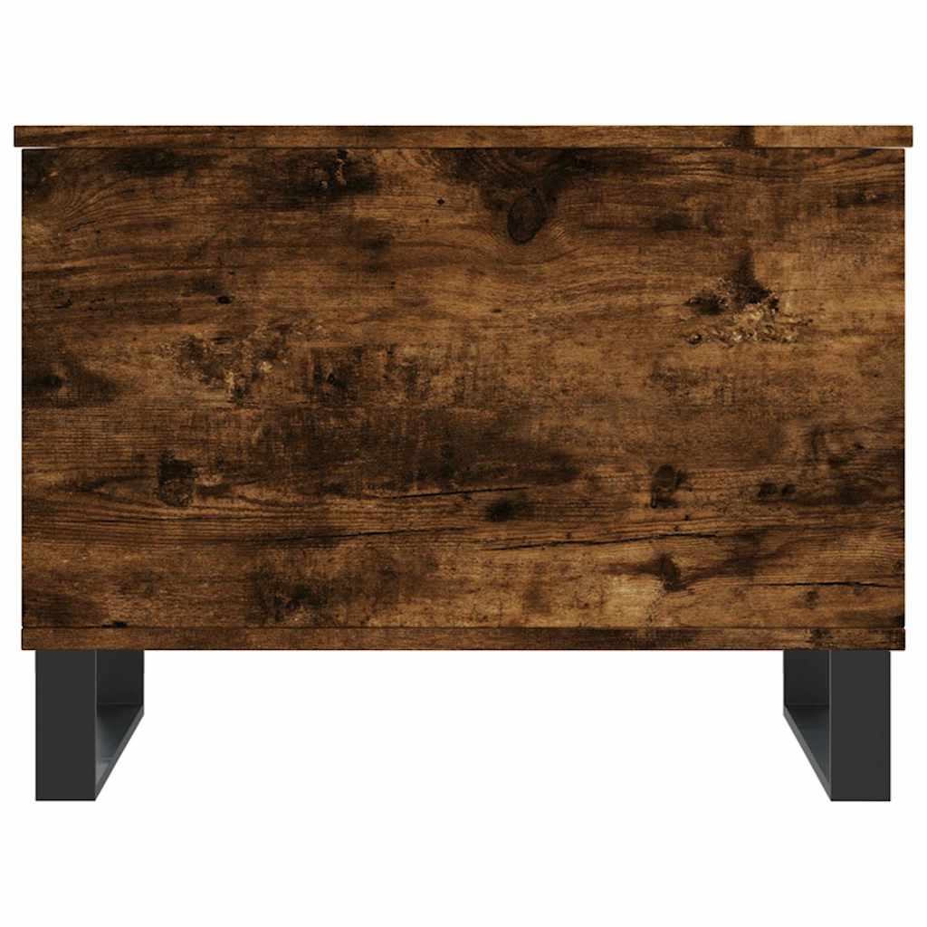 Tavolino da Salotto Rovere Fumo 60x44,5x45 cm Legno Multistrato | homemem39