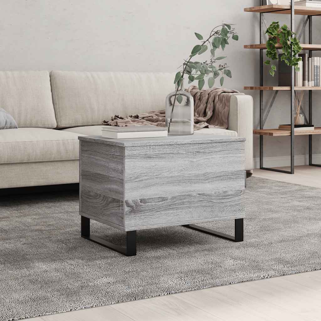 Tavolino Salotto Grigio Sonoma 60x44,5x45 cm Legno Multistrato | homemem39