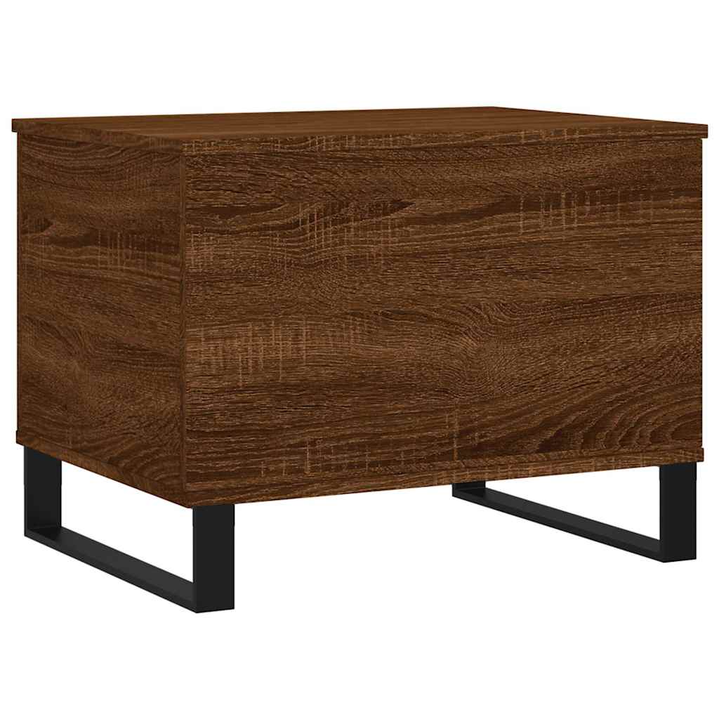 Tavolino Salotto Rovere Marrone 60x44,5x45 cm Legno Multistrato | homemem39