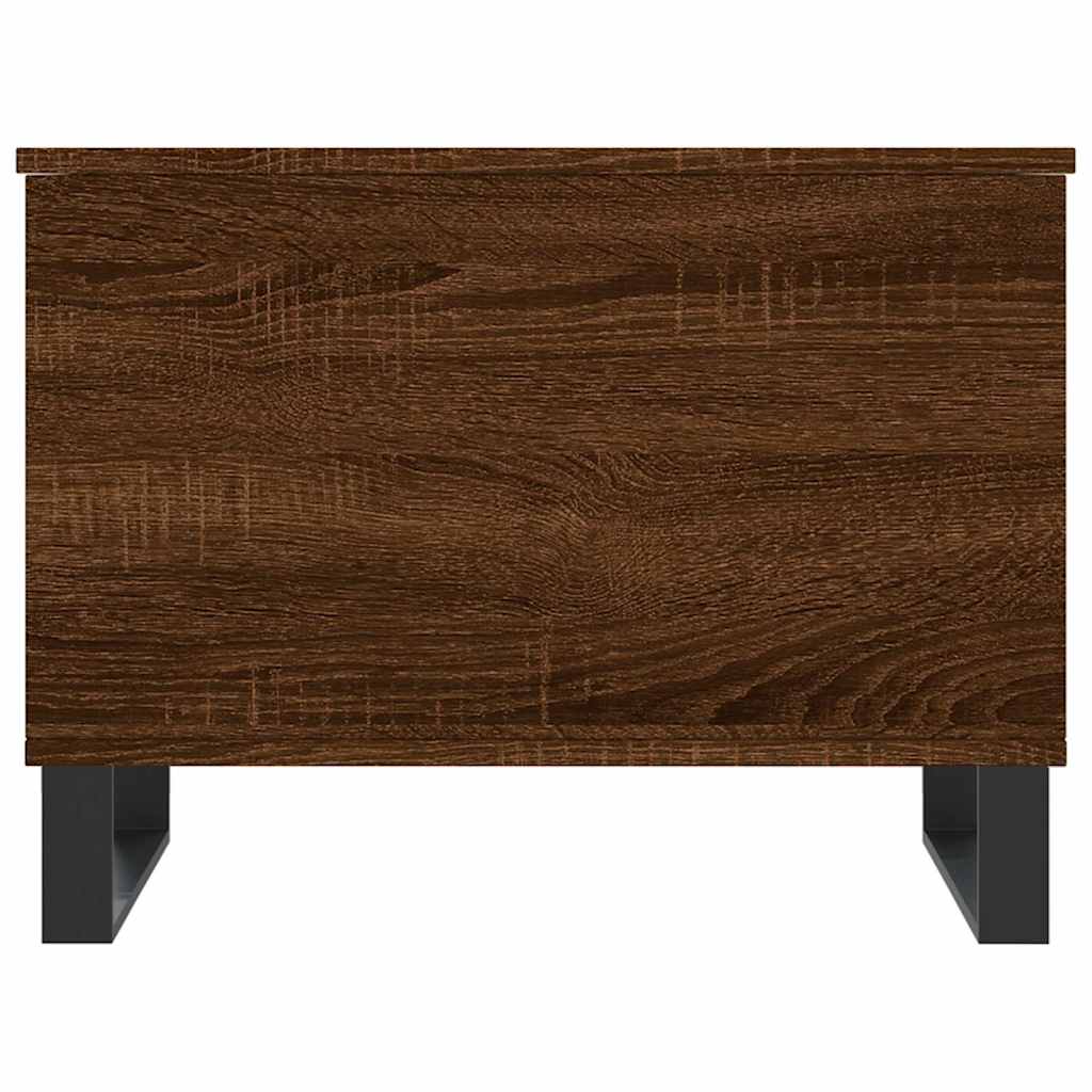 Tavolino Salotto Rovere Marrone 60x44,5x45 cm Legno Multistrato | homemem39
