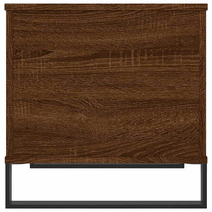 Tavolino Salotto Rovere Marrone 60x44,5x45 cm Legno Multistrato | homemem39