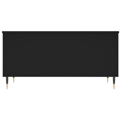 Tavolino da Salotto Nero 90x44,5x45 cm in Legno Multistrato | homemem39