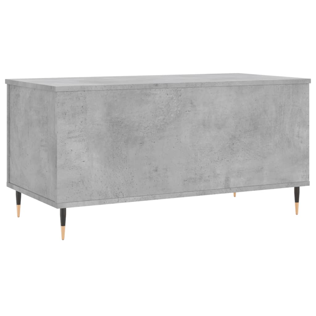 Tavolino Salotto Grigio Cemento 90x44,5x45 cm Legno Multistrato | homemem39