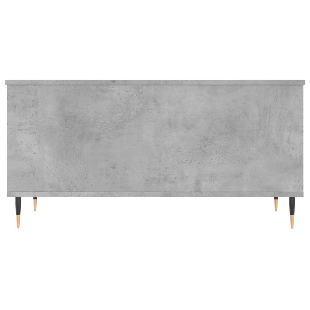 Tavolino Salotto Grigio Cemento 90x44,5x45 cm Legno Multistrato | homemem39