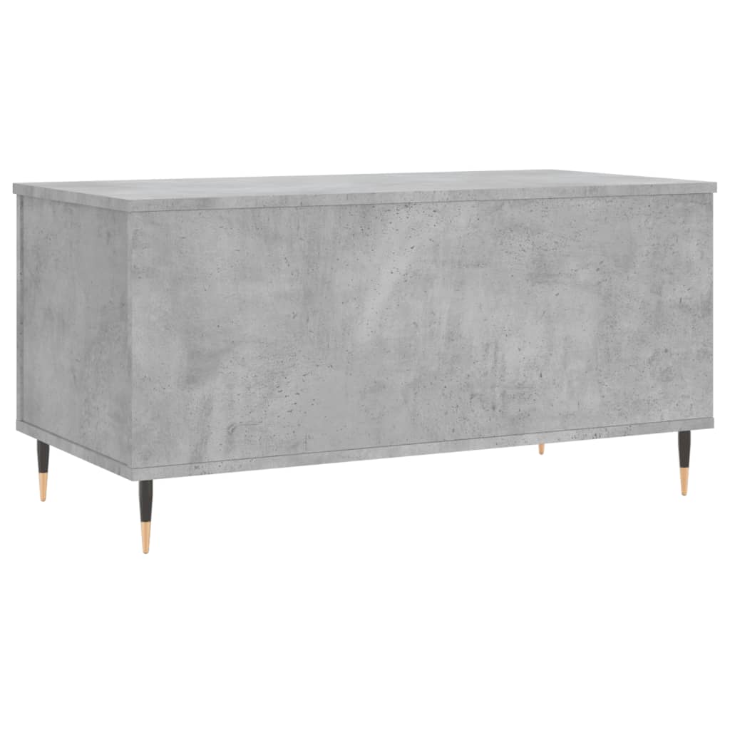 Tavolino Salotto Grigio Cemento 90x44,5x45 cm Legno Multistrato | homemem39