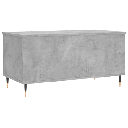 Tavolino Salotto Grigio Cemento 90x44,5x45 cm Legno Multistrato | homemem39