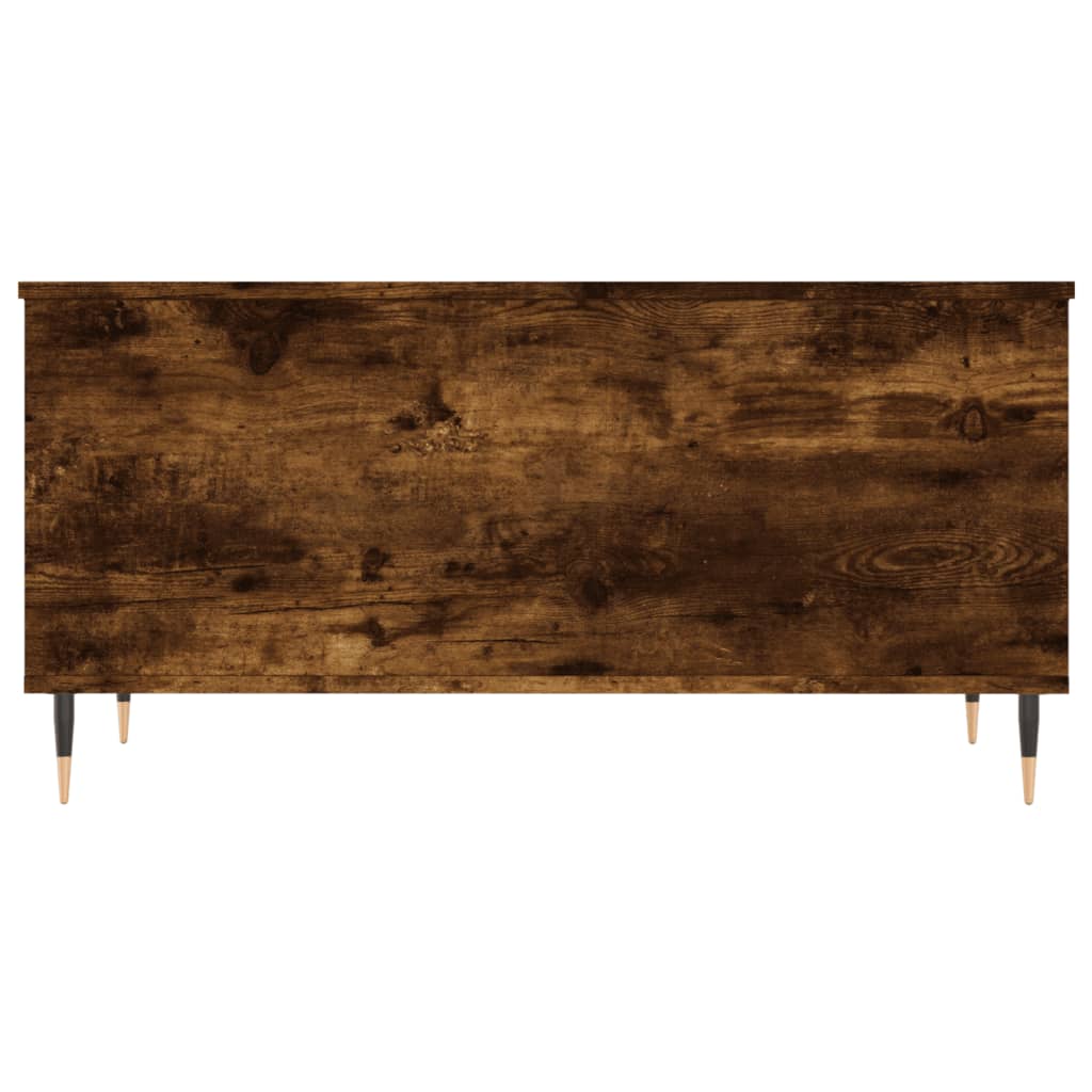 Tavolino da Salotto Rovere Fumo 90x44,5x45 cm Legno Multistrato | homemem39