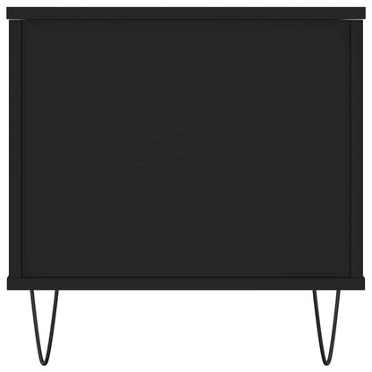 Tavolino da Salotto Nero 90x44,5x45 cm in Legno Multistrato | homemem39