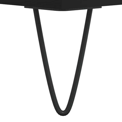 Tavolino da Salotto Nero 90x44,5x45 cm in Legno Multistrato | homemem39