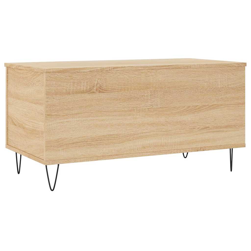 Tavolino Salotto Rovere Sonoma 90x44,5x45 cm Legno Multistrato | homemem39