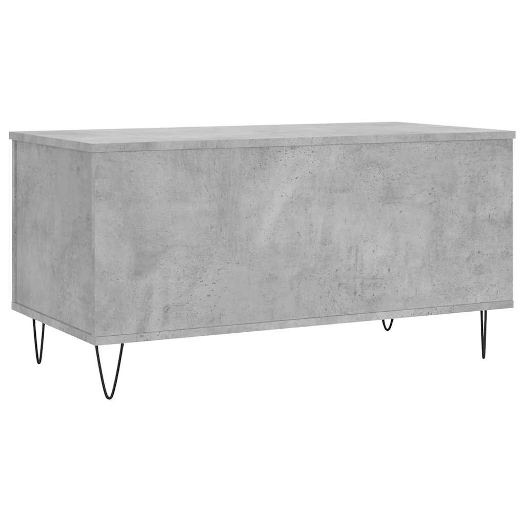 Tavolino Salotto Grigio Cemento 90x44,5x45 cm Legno Multistrato | homemem39