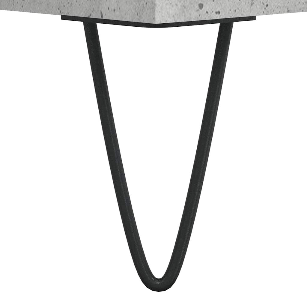 Tavolino Salotto Grigio Cemento 90x44,5x45 cm Legno Multistrato | homemem39